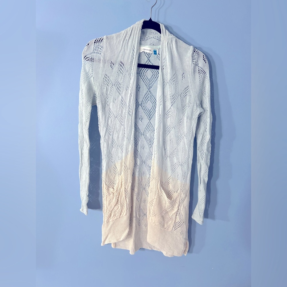 Sparrow Blue and white Cardigan